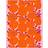 Marimekko Primavera Tyg Light Pink-Orange-Winered - Rosa Metervara Rosa, Röd, Orange (147x15cm)