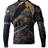 Raven Fightwear Men's Ulfhedinn MMA BJJ Rash Guard Black Medium