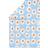 Marimekko Rakasta 150x210 cm Orange-Off-white Duvet Cover Orange, Blue (210x150cm)