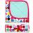 Toby Tiger Organic Pink Building Block Blanket