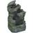 OutSunny Garden Fountain With LED Light Dark Grey