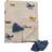 Bloomingville Plane Pläd Natur Filt Blå, Vit, Natur, Beige (160x130cm)