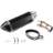 Tomtop Jms Exhaust System MidPipe SlipOn Muffler for Kawasaki Ninja 250R 250 300 Z250 Z300