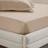 Dorma Crisp & Fresh 400 Thread Count Egyptian Cotton Percale Fitted - Coffee Bed Sheet