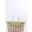 River Island Striped Fold Over Beach Bag - Einheitsgröße