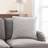 Dunelm Orlando Chenille Square - Cushion Cover Silver