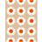Marimekko Sunflower Fabric Beige-Off White-Tomato Fabrics Beige, Red