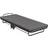 Homcom Single Folding Guest Bed with Mattress on Wheels - Grey