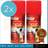 Masterplast Deep Heat Spray Massaging Instant Muscle Injury Back Pain Relief X2