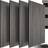 tectake Acoustic Wall Panels Set of 4