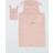 John Lewis Baby Bunny Hooded Towel & Mitt Set Pink