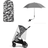 For Your Little One Grey Camouflage Footmuff Parasol Universal Rain Cover Pushchair B