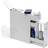 HYGRAD Slim White Wooden Free Standing Portable Bathroom Cabinet Organiser Storage