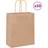 vidaXL Papperspåsar 50 St Med Handtag Brun 18x8x22 cm