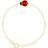 Lea & Arthur Ladybug Bracelet - Gold/Multicolour