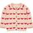 Copenhagen Colors Organic Heart Cardigan - Berry