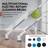Tomtop Jms Electric Spin Scrubber IP5 Waterproof 3 Speeds Digital Display