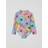 Polarn O. Pyret Zipped Floral Print Kids Swimsuit - Pink