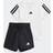 adidas Baby Cotton Logo T-Shirt & Shorts Set - White