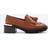 River Island Womens Chunky Loafers - Brown