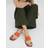 River Island Womens Toe Loop Flat Sandals - Orange