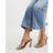 River Island Womens T Bar Heeled Sandals - Pink Diamante