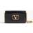 Valentino Garavani Vain Clutch Bag In Shiny Calfskin - Black