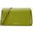 Michael Kors MK Jet Set Medium Pebbled Leather Front-Flap Crossbody Bag - Green