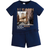 Shein Young Boy Leisure Slogan Graphic Tee Shorts For Summer