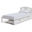 Argos Home Mia Single Bed Frame with 2 Drawers - White 96.3x195.3cm