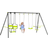OutSunny Garden Swing Set with Double Swings
