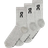 On Logo Sock High 3 Pack - Heather Gray