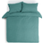 Habitat Cotton Textured Print Duvet Cover Green (200x200cm)