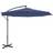 OutSunny Garden Banana Parasol Cantilever Umbrella with Crank and Base 3 m
