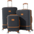 IT Luggage Expandable 8 Wheel Hard Suitcase Large Charcoal