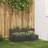 vidaXL Haveplante 2-lags Sort Stål 100x60x45 cm Plantekasse