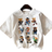 Shein Young Boy Casual Simple Cartoon Bear Pattern Short Sleeve Round Neck TShirt Suitable For Summer