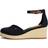 Tommy Hilfiger Flag Closed Toe Mid Wedge Espad - Marinblå