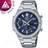 Casio Edifice Men's Dark Blue Stainless Steel Bracelet Watch