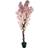 Leaf 150cm Pink Cherry Blossom Tree in Plastic Pot Artificial Plant