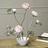Hill Interiors Ceramic Flower Frog Pot Green White Choose Vase