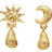 Maanesten Lainy Earrings - Gold/Pink