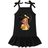 Shein Baby Girl Cute Cartoon Curly Hair Girl Pattern Printed Spaghetti Strap Dress For Summer