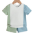 Shein Baby Boy Colour Block Tee Shorts