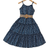 Shein Girls Ditsy Floral Print Ruffle Hem Cami Dress