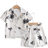 Shein Young Boy Coconut Tree Print Shirt Shorts Without Tee