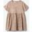 Wheat Kid's Jersey Dress S/S Anna - Sand/Brown