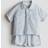 H&M Baby 2-Piece Linen-Blend Set - Blue