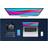 Aothia Leather Desk Pad Protector 91cm x 43cm Dark Blue