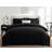 CozyLux King Size Comforter Set 7 Pieces Bed Linen Black (274.3x259.1cm)